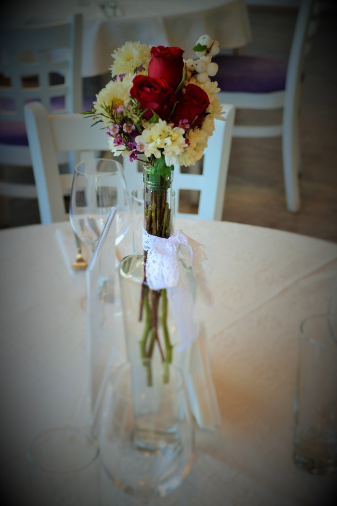 Aranjamente florale in sticlute