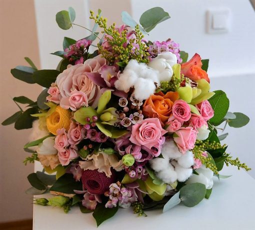 Buchet multicolor daisy garden