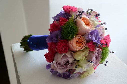 Buchet cununie multicolor si vesel